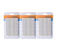 HiLetgo 10pcs 400 Ties Mini Solderless Breadboard Universal 400 Contacts Solderless Breadboard 400 Points Prototyping Shield for Electronics Testig DIY