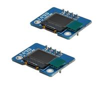 HiLetgo 2pcs 0.42" 72 * 40 IIC I2C OLED Display Module 0.42 Inch 72x40 OLED LCD Display Screen Module White 3.3V (IIC)