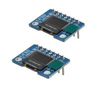 HiLetgo 2pcs 0.42" 72 * 40 SPI OLED Display Module 0.42 Inch 72x40 OLED LCD Display Screen Module White 3.3V (SPI)