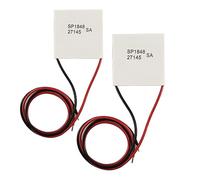 HiLetgo 2pcs SP1848-27145 SA TEC1-27145 SP1848 40x40mm Semiconductor Thermoelectric Heatsink Cooler Plates Peltier Plate for Power Generation