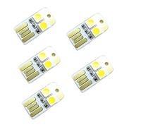 HiLetgo 5 pz Luce USB Luce Bianco Computer USB LED Luce LG Source Computer Tastiera Mobile Power