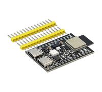 HiLetgo ESP32-C3 ESP32-C3-DevKitM-1 Core Board Dual Type-C Development Board ESP32-C3-MINI-1 ESP32-C3FN4 2.4G WIFI + Bluetooth 5.0 (LE) for Python Arduino