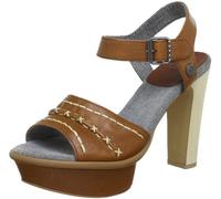 Hilfiger Denim En56815245, Scarpe col Tacco con Cinturino a T Donna, Marrone (Braun (Tan 950), 38