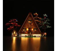 Hilighting Kit di luci a LED aggiornato per Lego Ideas A-Frame Cabin da collezione, compatibile con Lego 21338 (modello non incluso)