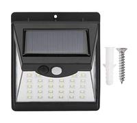 Hililand Luci solari Luci di Sicurezza solari da Esterno Luci con sensore di Movimento Faretti da Esterno Regolabili da 40 LED
