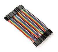 Hilitand 5pcs Colorful 10cm Multicolored Breadboard Jumper Wires Set 40pin Cavo a Nastro per basato/DIY/ 2 3 / Robot Cavi a Nastro Ki (M a F)
