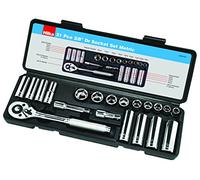 Hilka 02202102% 2f 20,32 cm (8")-Inch) 3-Set di chiavi a bussola metriche, 21 pezzi