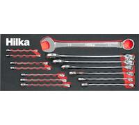 Hilka 16101402 14 PCE Combinazione EVA Chiavi Set Metrico