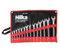 Hilka 16211402 14 PCE - Set di chiavi combinate con custodia, sistema metrico
