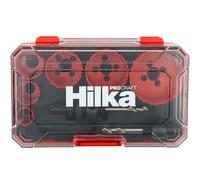 Hilka 76600009 9 PCE - Set di seghe a tazza bimetalliche per elettricisti