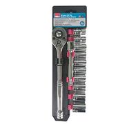 Hilka Tools 01201102 12 pezzi 1/5,1 cm Dr socket rack metrico