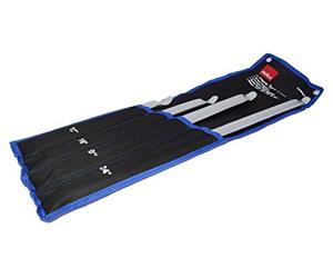 Hilka Tools 11100803 4 pezzi Set di leve per pneumatici, argento
