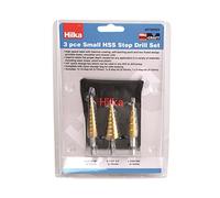 Hilka Tools 49706503 HSS Punta Trapano, Fresa per Trapano, Step, Oro, Small