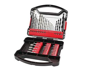 Hilka Tools 49707041 - Set di punte da trapano e accessori, 41 pezzi, colore: nero