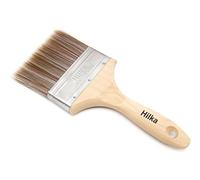 Hilka Tools 78710040 - Pennelli in legno con setole sintetiche, 10 cm, colore: Marrone