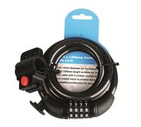 Hilka Tools 89502005 12 mm x 1200 mm - Lucchetto con combinazione, nero