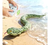 HILKKET Serpente telecomandato, serpente pitone RC da 64 cm per terra e in acqua a 5 km/h, giocattolo impermeabile per piscina
