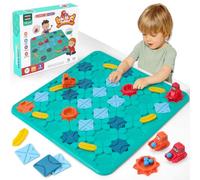 HILKKET STEM Labirinto Giochi da Tavolo, Giochi di Società Logica, Logico Costruttore di Strade, Grande Giochi da Tavolo 56 x 56 CM, Puzzle Rompicapo Compleanno per Bambini