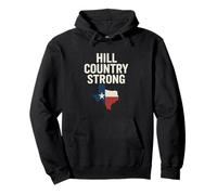 Hill Country Strong Texas - Maglietta con bandiera Felpa con Cappuccio