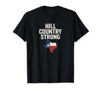Hill Country Strong Texas - Maglietta con bandiera Maglietta