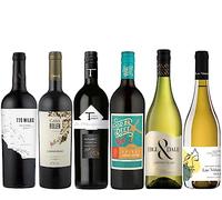 Hill & Dale - Assortimento Degustazione - Selezione di 6 vini rossi e bianchi del Nuovo Mondo - Argentina, California, Cile, Australia, Sudafrica (6 x 0,75L)