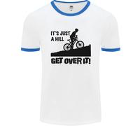 Hill Get Over It T-Shirt Ringer Uomo Divertente Fruit of the Loom 61168