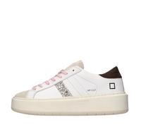 HILL LOW PLAT. CALF Sneakers D.A.T.E. Donna Bianco Amz014_date
