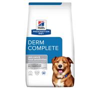 Hill’s Prescription Diet Canine + 2 x 220 g Snack HypoAllergenic gratis! - 12 kg Derm Complete