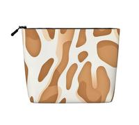Hill Station, beauty case da donna, portatile, da viaggio, organizer quotidiano con cerniera, Stampa giraffa., Taglia unica