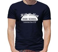 Hill Valley High School 1955 Maglietta Uomo - Ritorno Al Futuro - Film - Marty