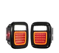 HILLAR Fanale Posteriore Luci Posteriori Universali Per Jeep Per Wrangler CJ TJ YJ JK Trailer Van Lente Affumicata Arresto Freno Indicatore Retromarcia Lampada Ingombro Fari Posteriori Auto