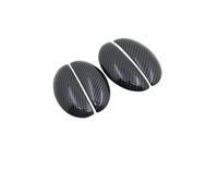 HILLAR Maniglie Porte Esterne Auto Per Citroen Per C1 Mk1 2005-2013 Auto Styling Copertura Della Maniglia Porta Trim Accessori Adesivi Catch(4*Carbon Fiber)