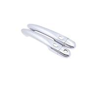 HILLAR Maniglie Porte Esterne Auto Per Clio IV MK4 2012 2013 2014 2015 2016 2017 2018 2019 Auto Chrome Side Maniglia Della Porta Copertura Trim Adesivo(1 Keyhole 2 Buttons)