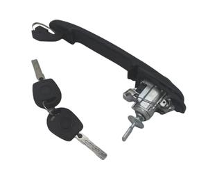 HILLAR Maniglie Porte Esterne Auto Per Seat Per Alhambra 1996-2010 PERNO 33MM LUNGHEZZA MANIGLIA PORTA ANTERIORE SINISTRA DESTRA CON SERRATURA A BARILOTTO 6K0837205