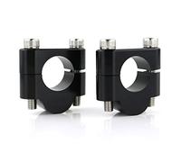 HILLAR Manubrio Risers per SWM RS 300 R 500 R 650 R SM 500 R RS 650 per Riser Manubrio per Superdual Morsetti per Riser Manubrio da 1 1/8 "28mm Riser Manubrio Moto(Black Riser 20mm)