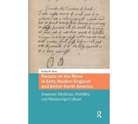 Hillary Nunn Recipes on the Move in Early Modern England and (Copertina rigida)