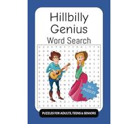 Hillbilly Genius: A Delightful Puzzle Adventure Through Appalachian Life | 6x9 inches, 120 pages | Perfect Gift for Holidays, Relaxation, and Fun Paperback Word Search