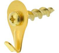 Hillman 122367 Walldog self-drilling immagine ganci in ottone con gancio
