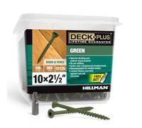 Hillman Fasteners 48402 2,3 kilogram 10 x 2.5 Green Deckscrew