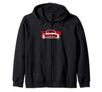 Hillman Imp 1960s British Classic Car con Distintivo Felpa con Cappuccio