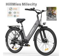 HillMiles MileCty 26 Pollice E-bike 250W 25KM/H Bicicletta Elettrica 36V 13AH