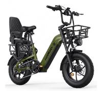 HillMiles MileLink1 Bici Elettrica, 48V 18Ah Batteria
