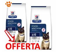 Hill's Cat Prescription Diet Z/D Food Original - Hill's Cat Prescription Diet Z/D Food Original - Offerta [PREZZO A CONFEZIONE] Quantità Minima 2, Sacco Da 6 Kg