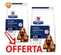 Hill's Dog Prescription Diet Z/D Food Sensitivities - Hill's Dog Prescription Diet Z/D Food Sensitivities - Offerta [PREZZO A CONFEZIONE] Quantità Minima 2, Sacco Da 10 Kg