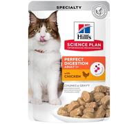 Hill's Science Plan Adult Perfect Digestion con Pollo Alimento umido gatti - 12 x 85 g