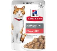 Hill'S Feline Young Adult Sterilised Salmon Busta 85 Gr