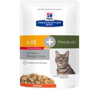 Hill's - Prescription Diet Feline c/d Urinary Stress + Metabolic con Pollo da 85g