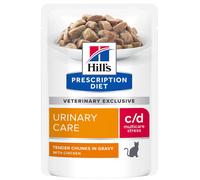 HILL'S PD Prescription Diet Feline c/d Urinary Stress Pollo 85 g bustina
