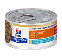 Hill's Prescription Diet Feline c/d Urinary Stress 82 gr Spezzatino tonno e verdure - confezione da 6 pezzi - Dieta veterinaria per gatti - 1° ORDINE? scegli lo sconto BZR5 / BZR20 + 200 punti fedeltà