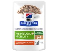 Hill's Prescription Diet j/d Metabolic + Mobility umido per gatti - Pollo - Set %: 24 x 85 g